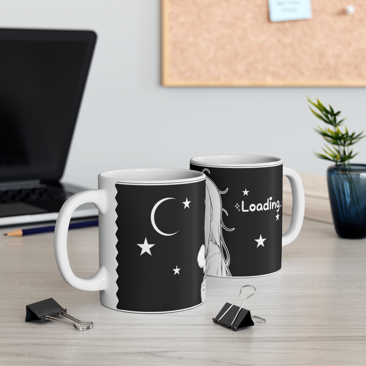 Loading… Tired Anime Girl Coffee Mug view 6