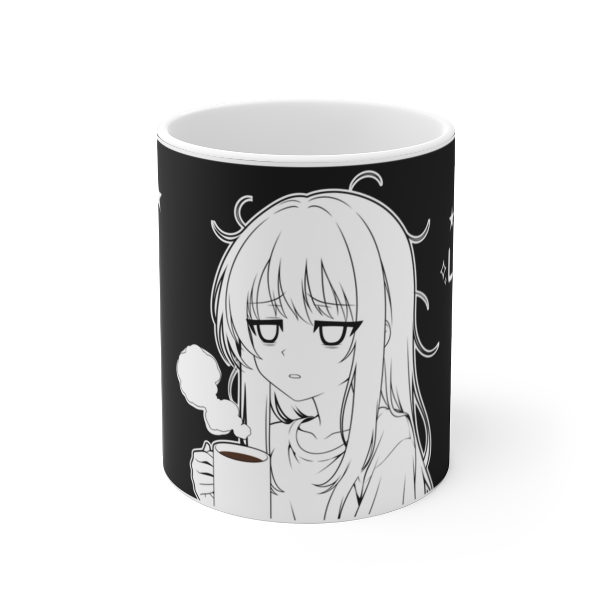 Loading… Tired Anime Girl Coffee Mug view 2