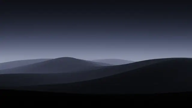 Midnight Hills — dark, night, mountains wallpaper