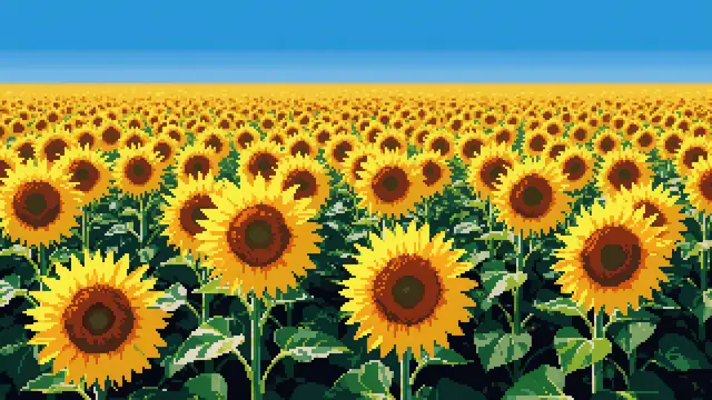 Sunflower Field — flowers, nature, summer wallpaper