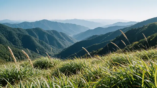 Green Mountain Valley — mountains, nature, sky wallpaper