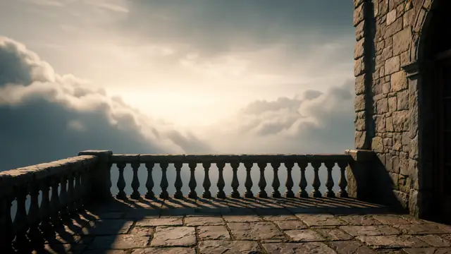 Castle Above Clouds — gothic, fantasy, sky wallpaper