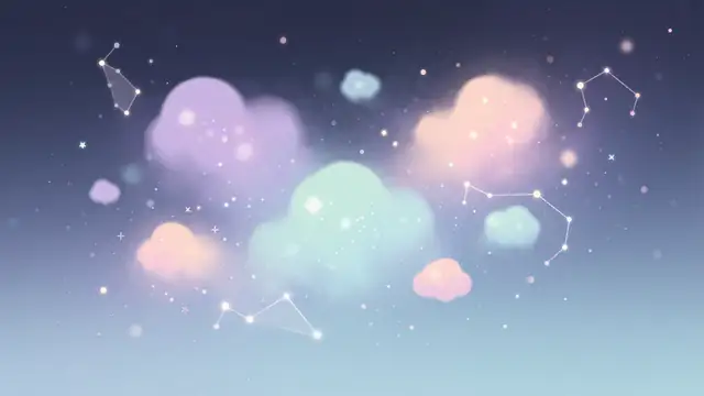 Constellation Clouds — stars, pastel, clouds wallpaper